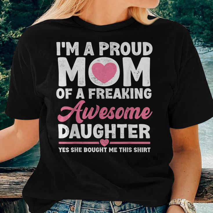 Im A Proud Mom From Daughter Women T-shirt Gifts for Her