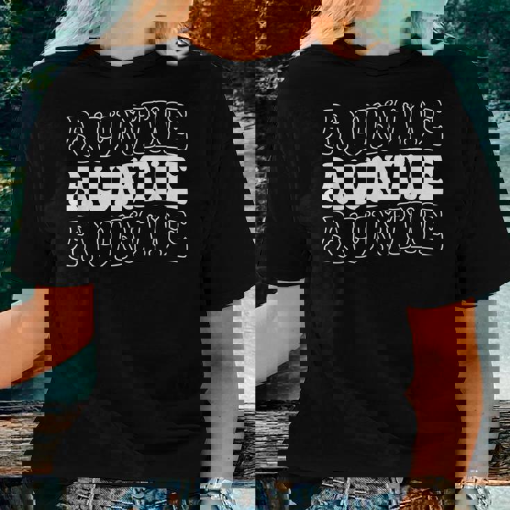 Retro Auntie For Women Cool New Aunt For Birthday Women T-shirt Gifts for Her