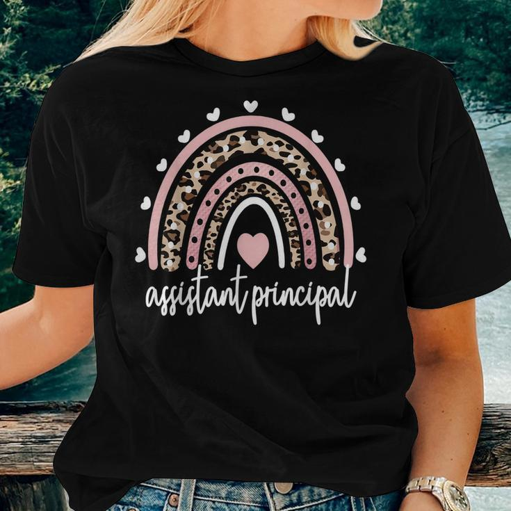School Assistant Principal Rainbow Assistant Principal Women T-shirt Gifts for Her