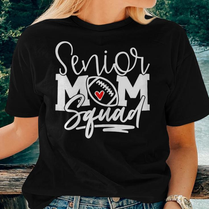 Senior Football Mom Squad Group Football Mom Women T-shirt Gifts for Her