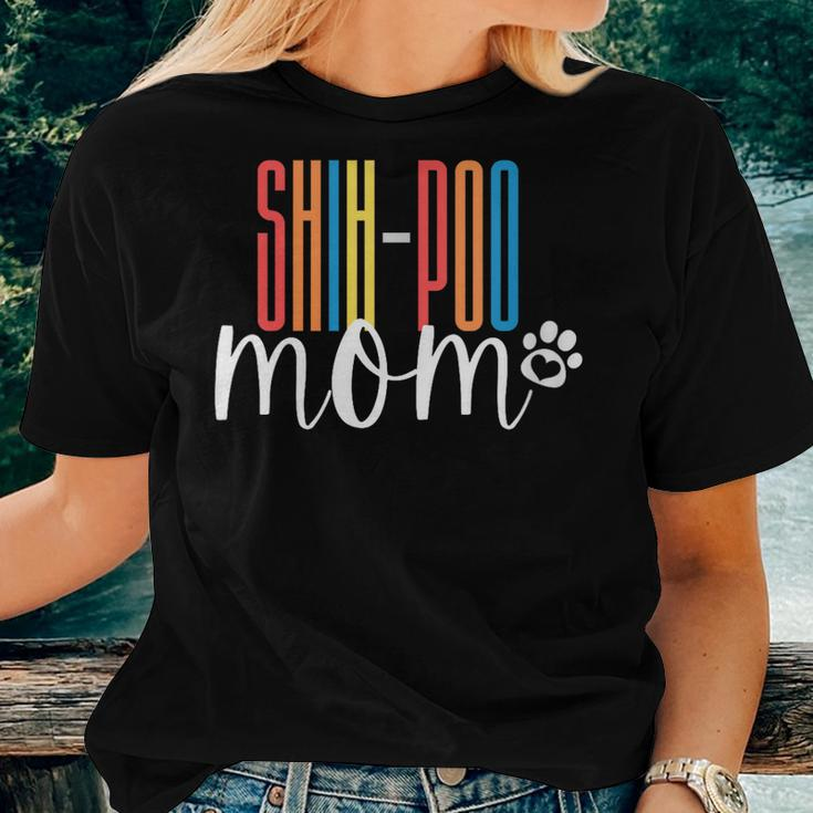 Womens Shih-Poo Doodle Mom Shi-Poo Mama Shih-Poo Women T-shirt Gifts for Her