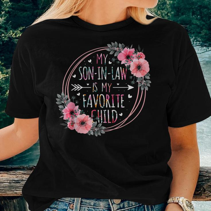 My Son In Law Is My Favorite Child Mother-In-Law Women T-shirt Gifts for Her