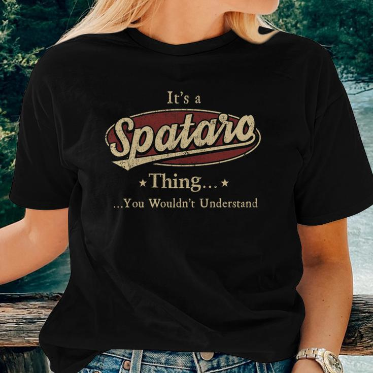 Spataro Name Spataro Family Name Crest V2 Women T-shirt Gifts for Her
