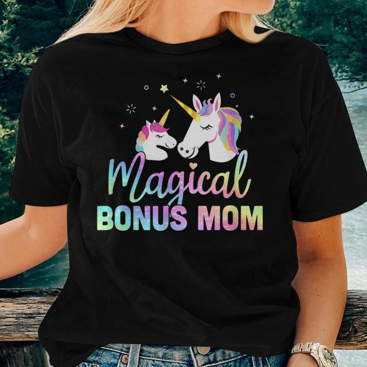 Stepmom Magical Bonus Mom Unicorn Women T-shirt Gifts for Her