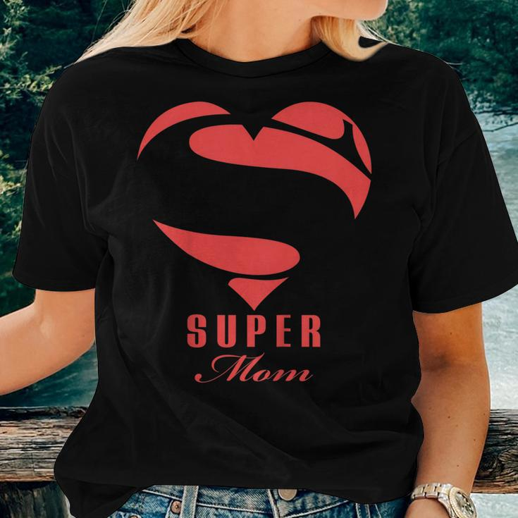 Super Mom SuperheroShirt Mother Father Day Women T-shirt Gifts for Her