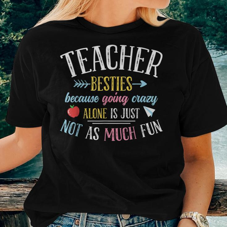 Teacher Besties Teacher Women T-shirt Gifts for Her