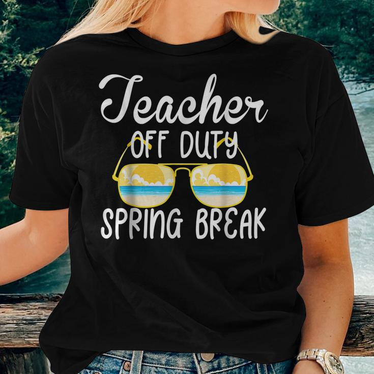 Teacher Off Duty 2022 Spring Break Squad School Holiday Women T-shirt Gifts for Her