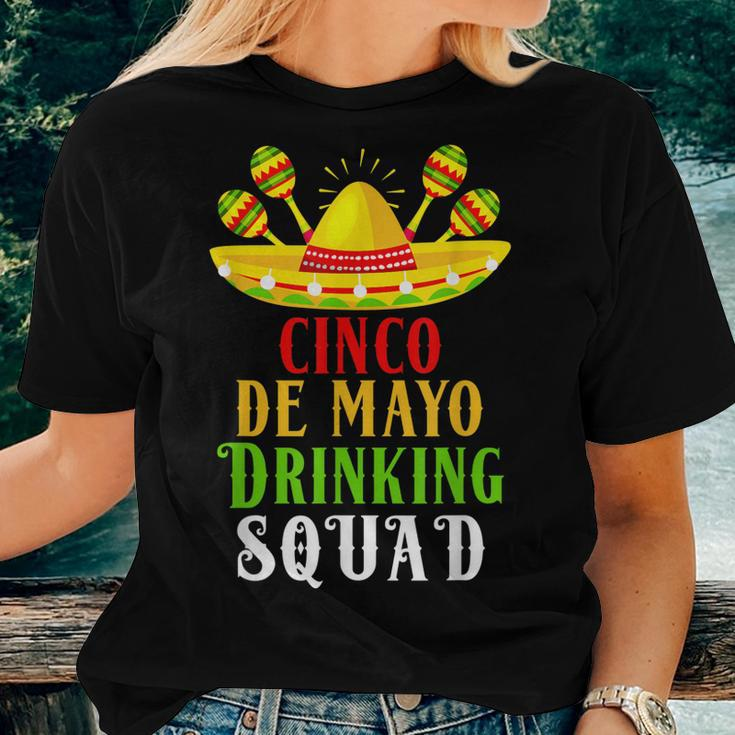 Tequila Squad Drinking Cinco De Mayo Women T-shirt Gifts for Her