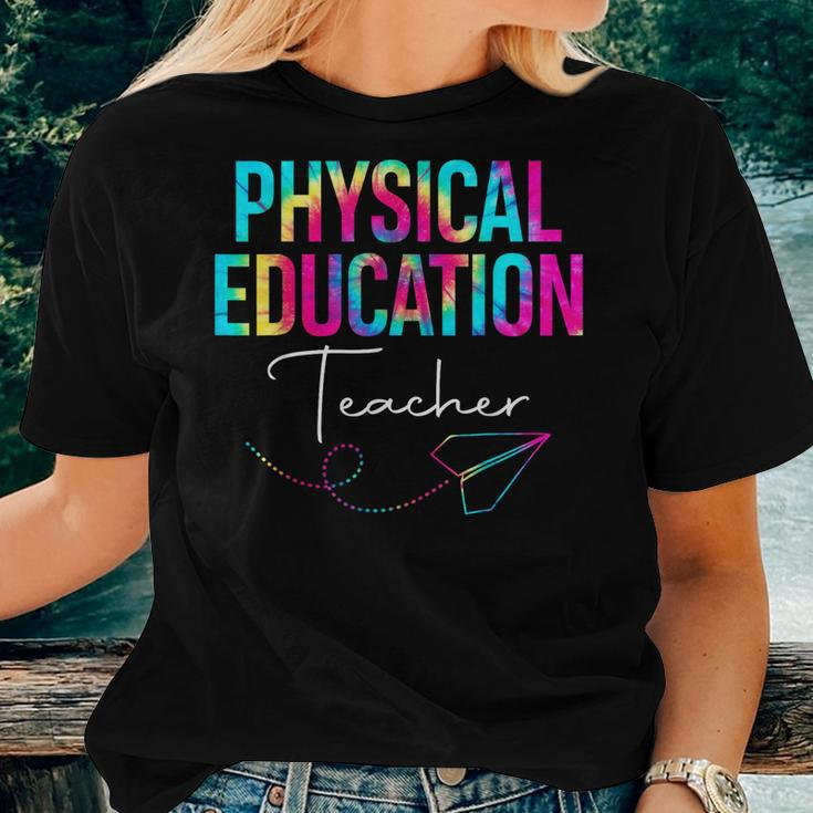 Tie Dye Physical Education Teacher Pe Squad Back To School Women T-shirt Gifts for Her