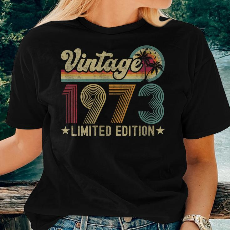 Womens 50 Year Old Vintage 1973 50Th Birthday Gifts For Women Men Women T-shirt Gifts for Her