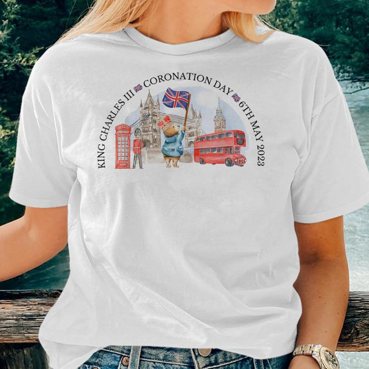 British King Iii Coronation Day 2023 London Bear Men Women Women T-shirt Gifts for Her