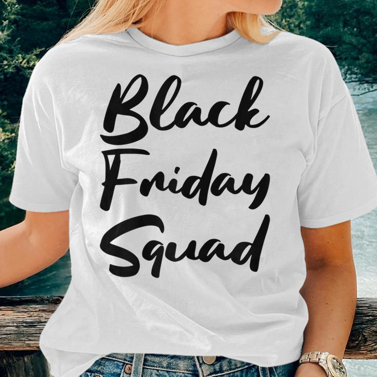 Cute Black Friday Squad Family Shopping 2019 Deals Womens Women T-shirt Gifts for Her