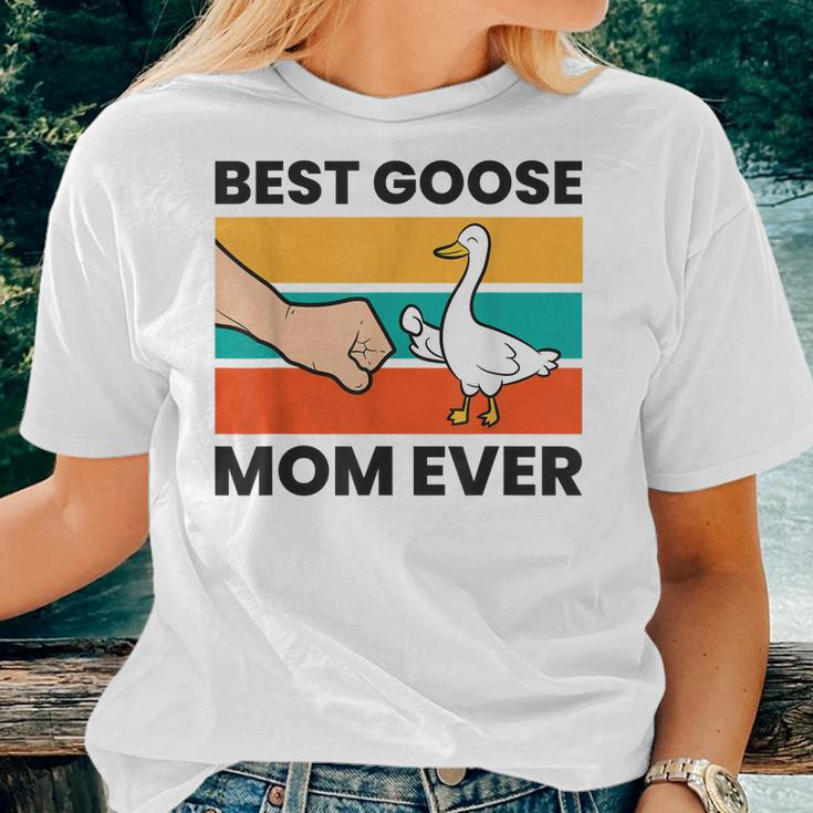 Cute Goose Best Goose Mom Ever Women T-shirt Gifts for Her