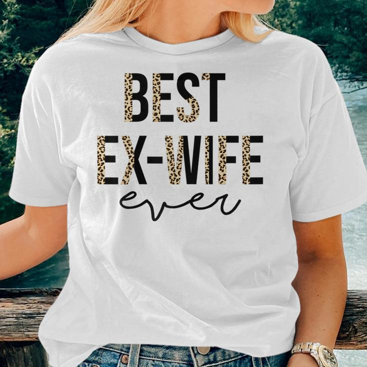 Funny Divorced Best Ex Wife Ever Divorce Party Ex Women T-shirt Gifts for Her