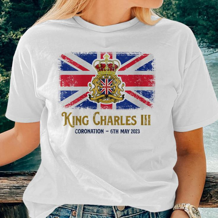 Womens King Charles Iii Coronation 2023 British Monarch Royal May Women T-shirt Gifts for Her