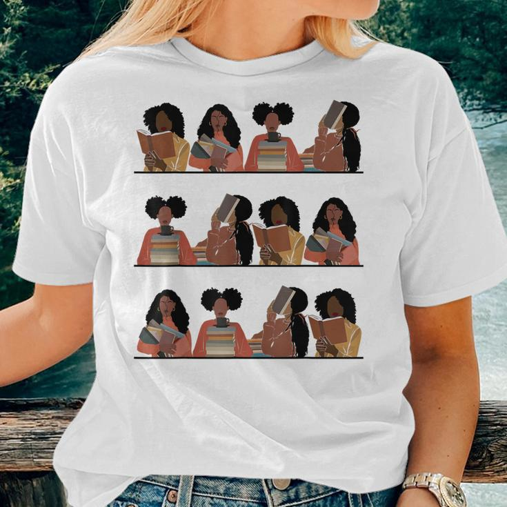 Pretty And Educated Black Women Read African American Bhm Women T-shirt Gifts for Her