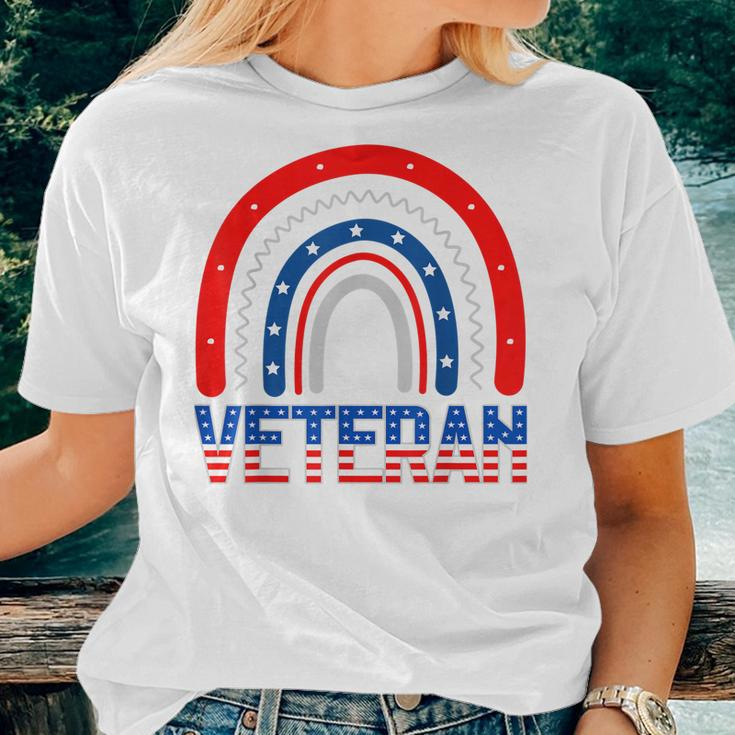 Veterans Day Veteran Appreciation Respect Honor Mom Dad Vets V6 Women T-shirt Gifts for Her