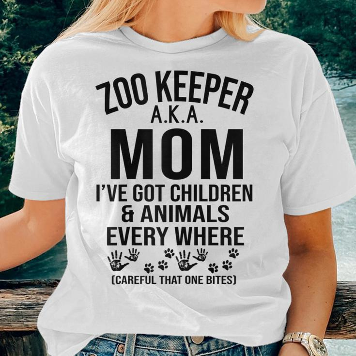 Zoo Keeper Aka Mom Ive Got Children For Woman Women T-shirt Gifts for Her