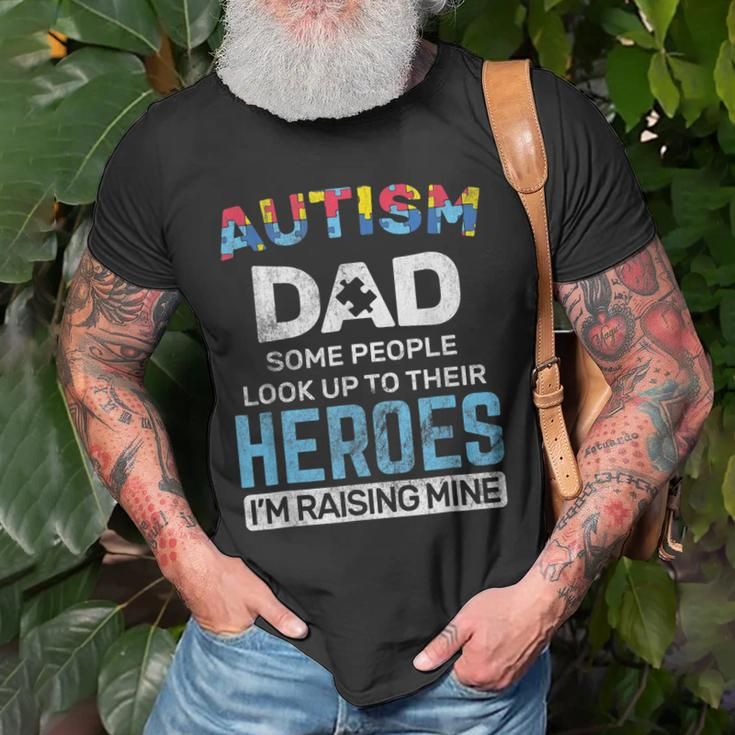 Autism Dad Autism Awareness Autistic Spectrum Asd Old Men T-shirt Gifts for Old Men