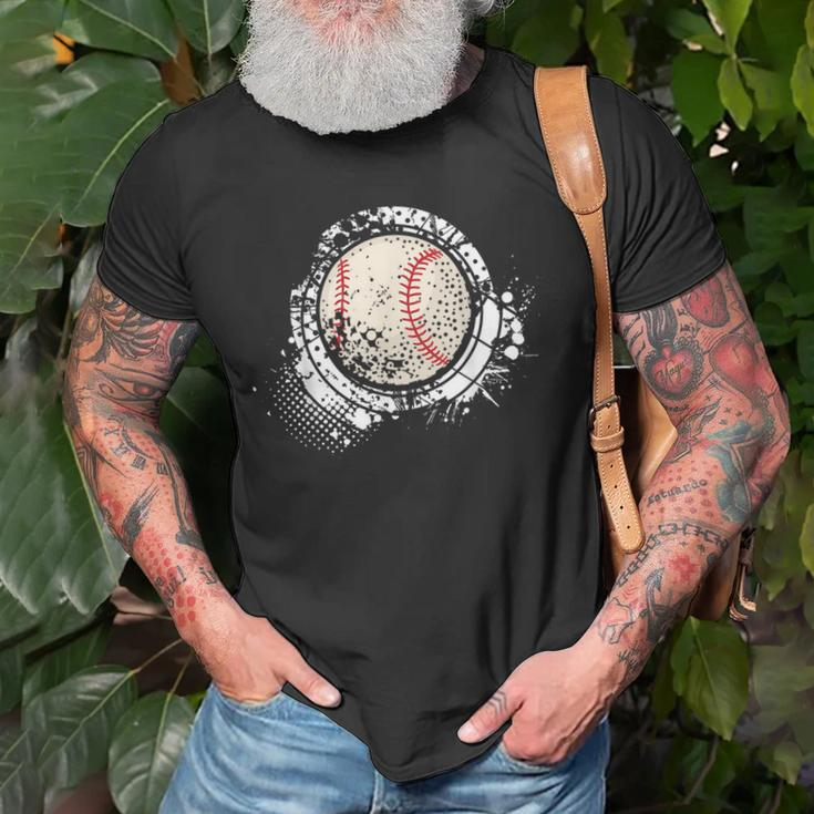 Baseball Dad Mom Sports Lover Baseball Game Day Vibes Old Men T-shirt Gifts for Old Men