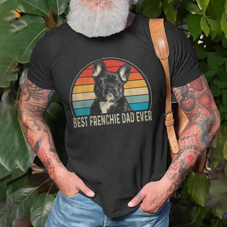 Best Frenchie Dad Ever French Bulldog Lover Fathers Day Gift For Mens Old Men T-shirt Gifts for Old Men