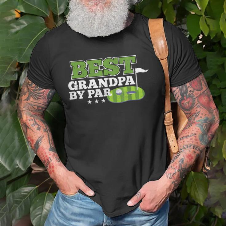 Best Grandpa By Par Fathers Day Golf Sports Lover Grandpa Old Men T-shirt Gifts for Old Men