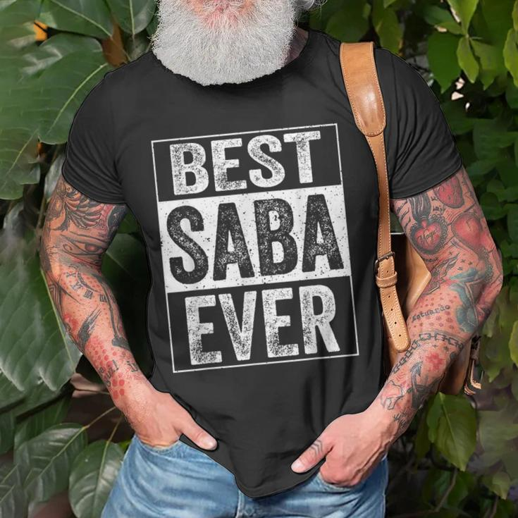 Best Saba Ever Fathers Day Gift Gift For Mens Old Men T-shirt Gifts for Old Men