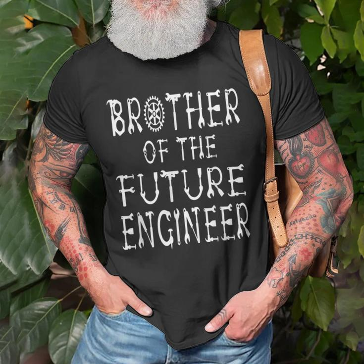 Brother Of The Future Engineer Kids Mechanic Birthday Party Old Men T-shirt Gifts for Old Men