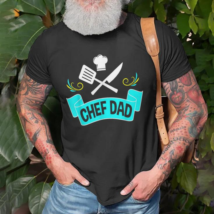 Chef Dad Gifts Cook Cooking Men Women Daddy Father Old Men T-shirt Gifts for Old Men