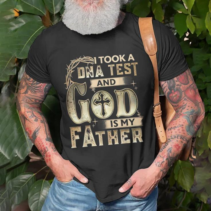 Christian I Took A Dna Test And God Is My Father Gospel Pray Old Men T-shirt Gifts for Old Men