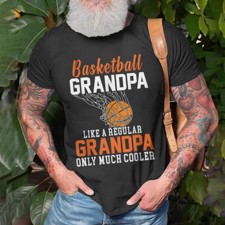 Cool Basketball Grandpa Funny Basketball Grandfather Gift For Mens Old Men T-shirt Gifts for Old Men