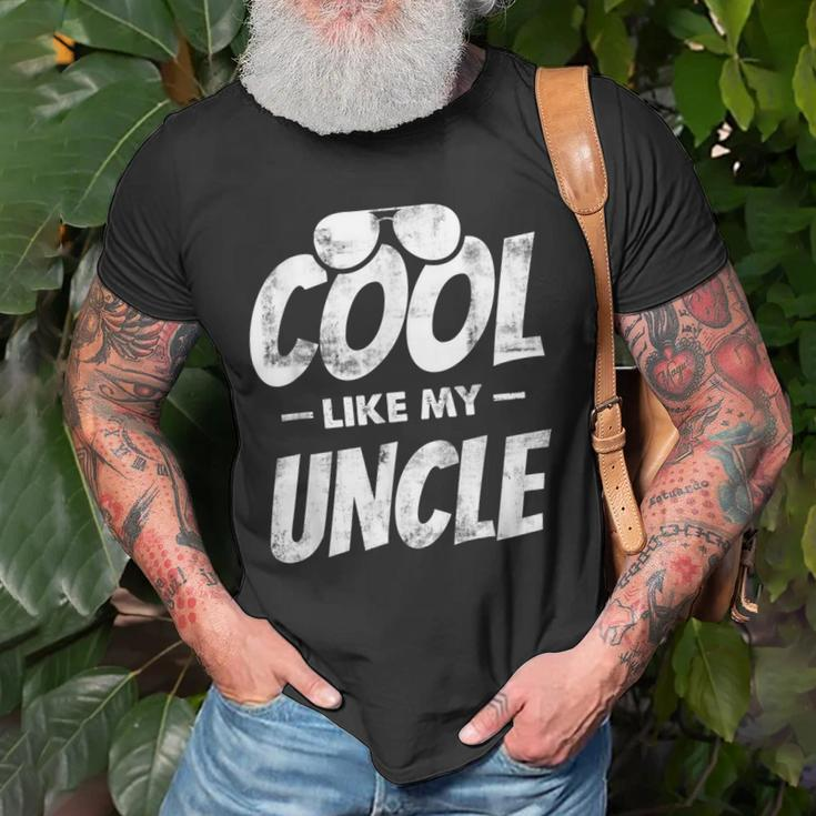 Cool Like My Uncle Niece Nephew Old Men T-shirt Gifts for Old Men
