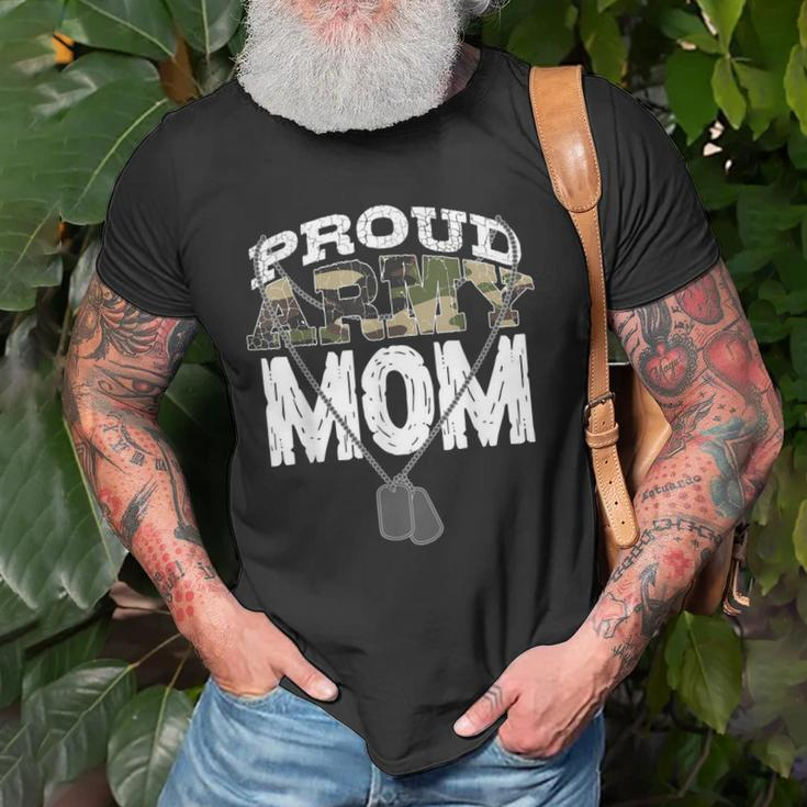 Cool Proud Army Mom | Funny Mommies Military Camouflage Gift Old Men T-shirt Gifts for Old Men