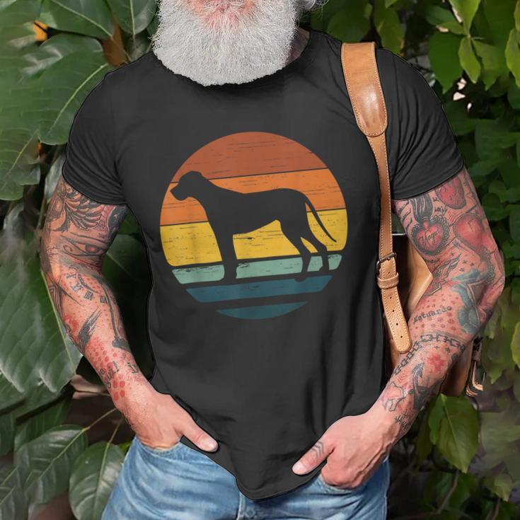Daniff Vintage Retro Mom Dad Dog Gift Old Men T-shirt Gifts for Old Men