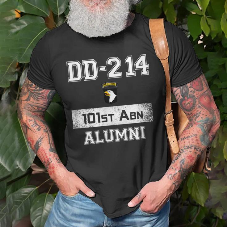 Dd214 Army 101St Airborne Alumni Veteran Father Day Gift Old Men T-shirt Gifts for Old Men