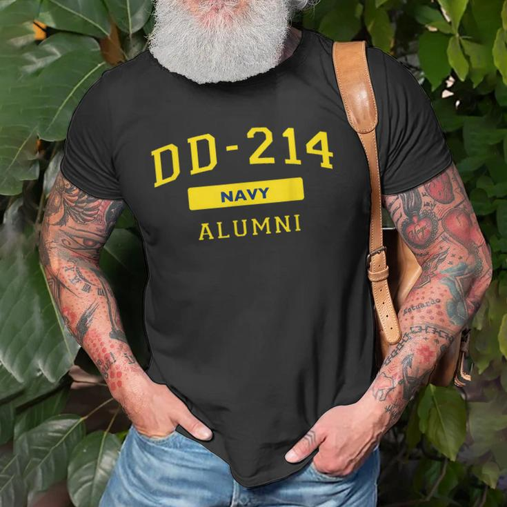Dd214 Navy Alumni Us Veteran American Military Gift Old Men T-shirt Gifts for Old Men