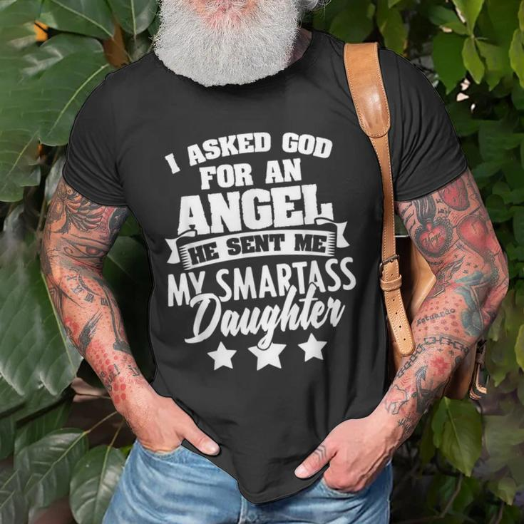 Fathers Day From Daughter For Dad Father Papa Daddy Gift For Mens Old Men T-shirt Gifts for Old Men