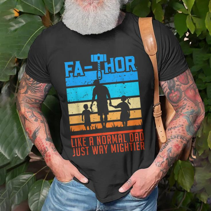 Fathor Fathers Day Fathers Day Gift Dad Father Old Men T-shirt Gifts for Old Men
