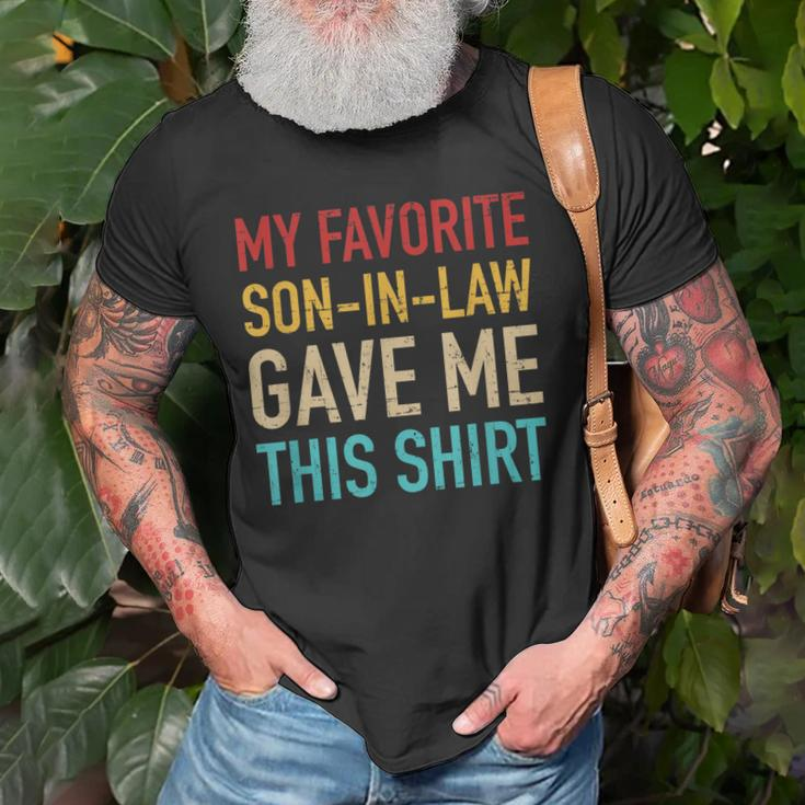 Favorite Soninlaw Gave Me This Vintage For Fatherinlaw Old Men T-shirt Gifts for Old Men