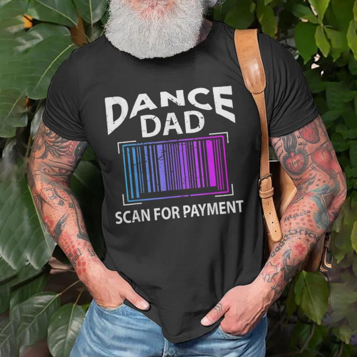 Funny Dance Dad Scan For Payment Old Men T-shirt Gifts for Old Men