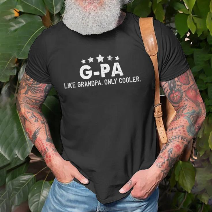 Funny Fathers Day Gifts Gpa Like Grandpa Only Cooler Old Men T-shirt Gifts for Old Men