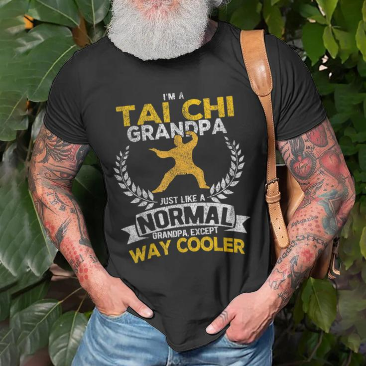 Funny Tai Chi Grandpa Chinese Martial Arts Retro Vintage Gift For Mens Old Men T-shirt Gifts for Old Men