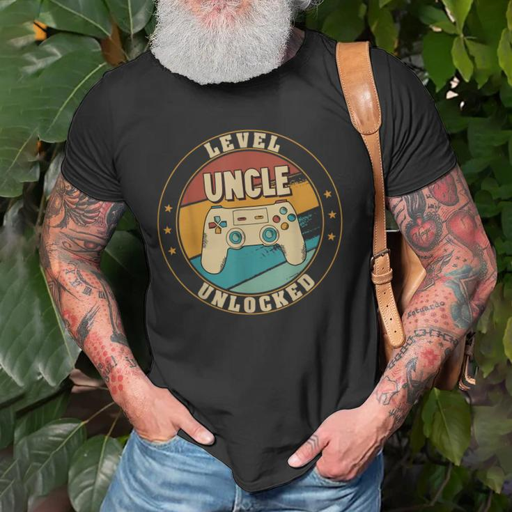 Gamer New Uncle Dad Mom Baby Announcement Pregnancy Father Gift For Mens Old Men T-shirt Gifts for Old Men