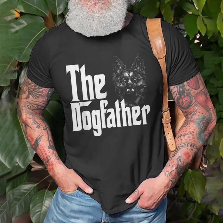 German Shepherd Dog Dad Dogfather Dogs Daddy Father Old Men T-shirt Gifts for Old Men