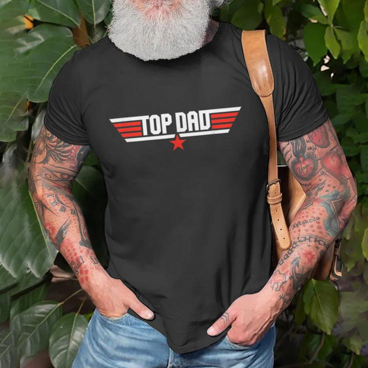 Gifts Christmas Birthday Top Dad Birthday Gun Jet Fathers Old Men T-shirt Gifts for Old Men