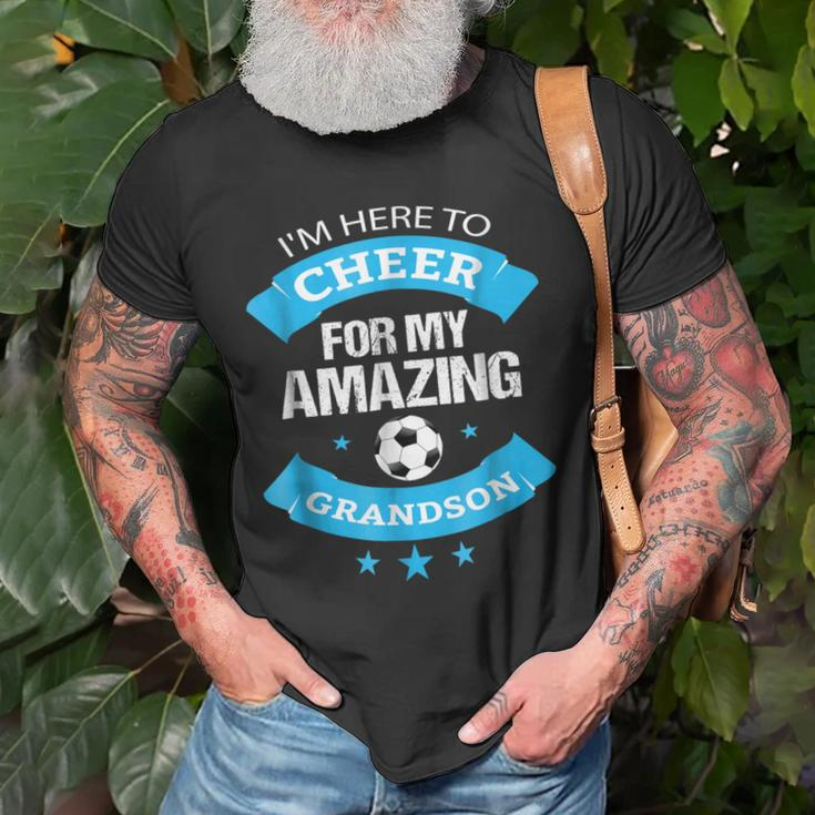 Grandma Or Grandpa Proud SoccerOld Men T-shirt Gifts for Old Men
