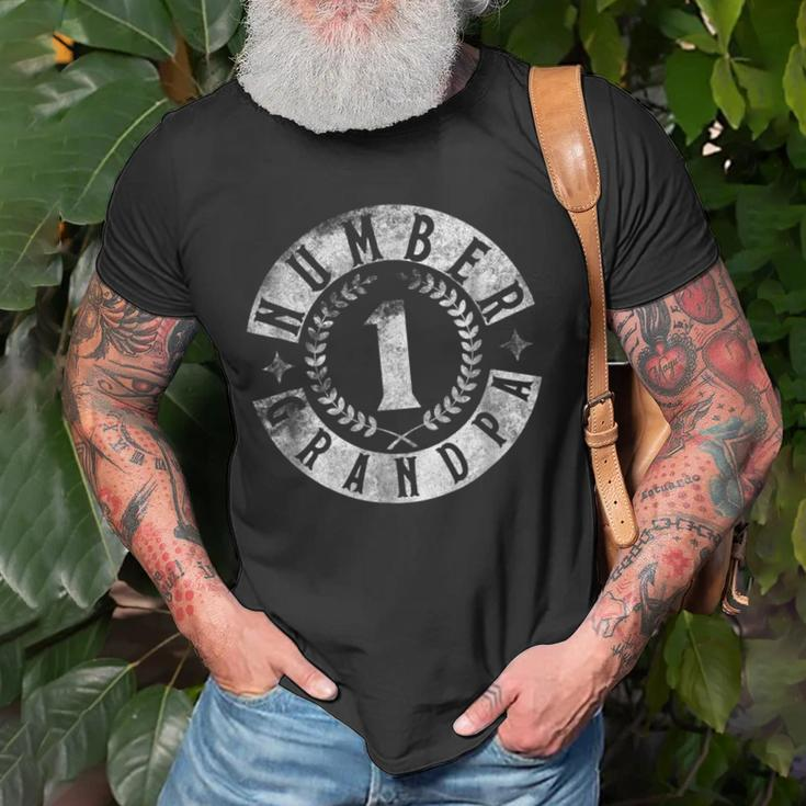 Grandpa Number One 1The Best Grandfather Gifts Old Men T-shirt Gifts for Old Men