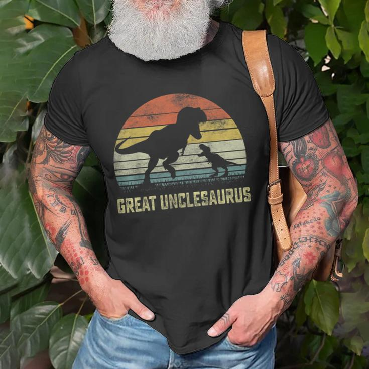 Great UnclesaurusRex Dinosaur Great Uncle Saurus Family Old Men T-shirt Gifts for Old Men
