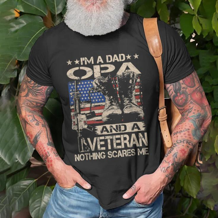Im A Dad Opa And A Veteran Funny Opa Fathers Day Gift Gift For Mens Old Men T-shirt Gifts for Old Men