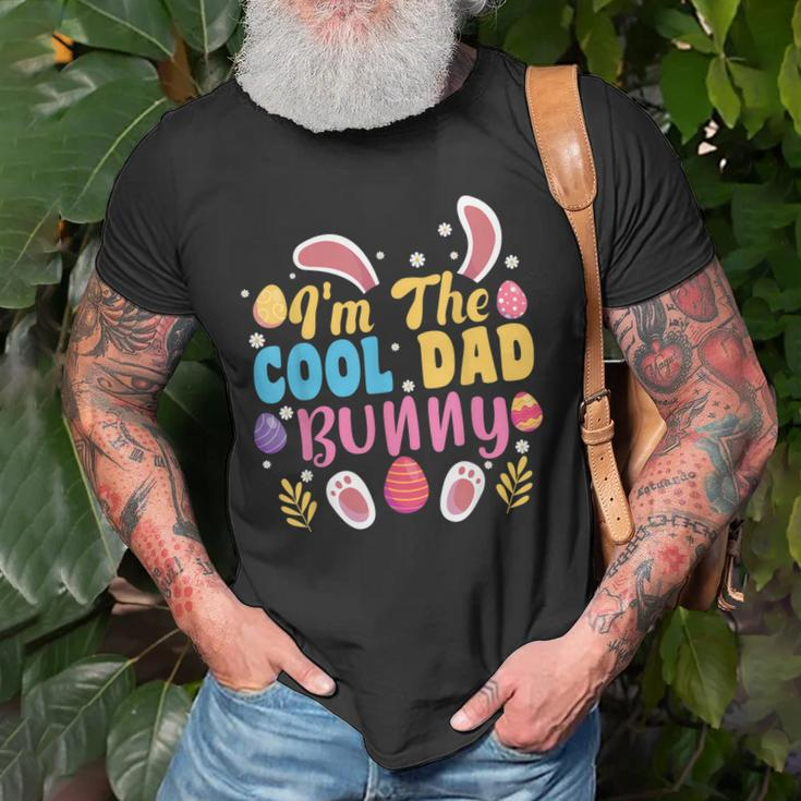 Im The Cool Dad Bunny Easter Family Matching Easter Party Old Men T-shirt Gifts for Old Men